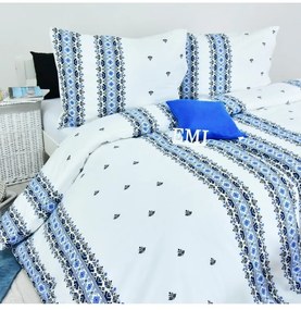 Obliečky bavlnené Dorota modré EMI