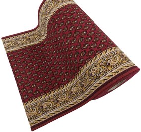 Associated Weavers, Protišmykový behúň na mieru Inca 11, šíre 100 cm, červená, chodba / predsieň