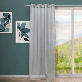 Sivá záclona 140x260 cm Vertical Thread – Casa Selección