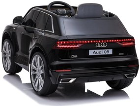 Detské elektrické autíčko na diaľkové ovládanie BestBerg BBCC-70B - Audi Q8 / od 3 rokov / nosnosť 30 kg / čierne