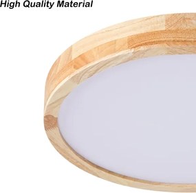 BRILAGI - LED stropné svietidlo WOODLINE LED/24W/230V 3000/4000/6000K, v dekore dub, priemer 30 cm