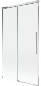 Mexen Rox, 2-krídlová posuvná vaňová zástena 100 x 150 cm, 8mm číre sklo, chrómový profil, 8C9-100-001-01-00