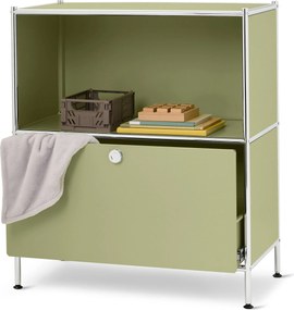 Kovový príborník »CN3 Kids« so zásuvkou, pistáciový