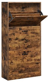 Botník Houseland Fure hnědý/černý