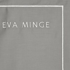 SATÉNOVÉ OBLIEČKY EVA MINGE H 160X200 CM, 2KS 70X80 CM SIVÉ