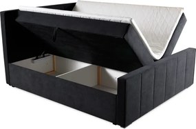 Boxspring posteľ RITA, 200x160, oranžová (pretty 9)