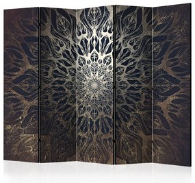 Artgeist Paraván - Spider Web (Brown) II [Room Dividers]