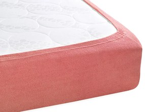 Detské froté napínacie prestieradlo do postieľky FR-001 Koralové 80 x 140 x 10 cm - do postieľky