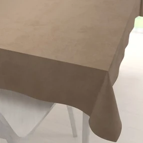 Biante Zamatový obdĺžnikový obrus Velvet Premium SVP-034 Kávovo hnedý 120x180 cm