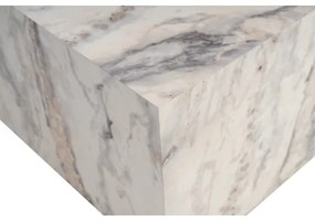 Konferenčný stolík PRIZMA 35x90 cm, mramorový dekor