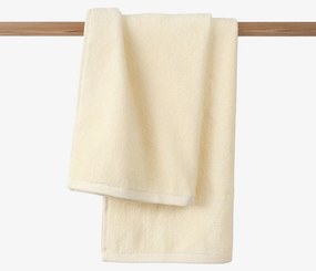 Goldea bavlnený froté uterák / osuška soft bez bordúry – smotanový 50 x 100 cm