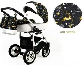 Kombinovaný kočík Raf-pol Tropical - Gold Deer (2-kombinácia)