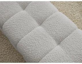 Svetlosivá lavica z textílie buklé Mont Blanc – Bobochic Paris