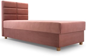 Jednolôžková posteľ 80 cm Picasso I (ružová) (s úl. priestorom a matracom) . Vlastná spoľahlivá doprava až k Vám domov. 1071503