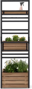 Stojan na kvetináče s možnosťou ľubovoľného zavesenia regálov »Elin«
