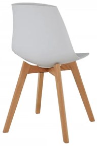 Jedálenská stolička Jill, biela