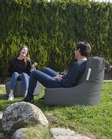 Sedací vak Edmund (Sivá). Vlastná spoľahlivá doprava až k Vám domov. 1073181