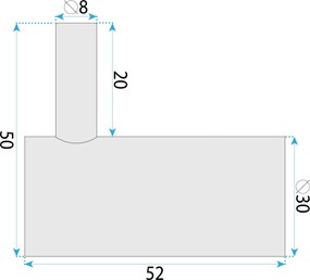 Rea Prism, 1-háčik na uterák, 9706, medená matná, REA-98019