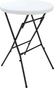 Cateringový skladací barový stôl STABLE 72 cm biely