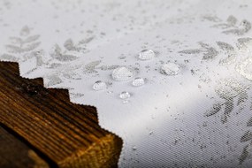 Dekorstudio Luxusný Vianočný behúň na stôl s vločkami - strieborný SW15 Rozmer behúňa (šírka x dĺžka): 40x140cm