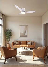 Matne biele LED stropné svietidlo ø 132 cm Göteborg – Reality