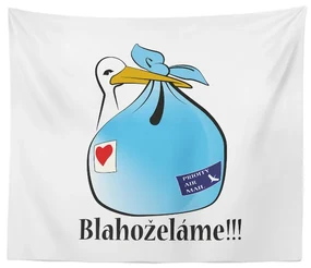 Sablio Deka Blahoželáme!!! 2 : 150x120 cm