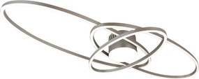 BRILAGI - stmievateľné LED stropné svietidlo APOLLO LED/58W/230V 43,2x101,2 cm chróm + diaľkový ovládač