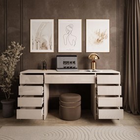 PISACÍ STÔL JULIETTA KAŠMÍR LESKLÝ