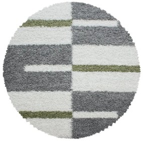 Ayyildiz Kusový koberec GALA 2505, Zelená Rozmer koberca: 200 cm KRUH