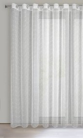 ZÁCLONA NA KRÚŽKOCH BECKY 350X250 CM BIELA