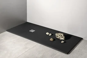 Gelco Gelco, MITIA sprchová vanička z liateho mramoru, obdĺžnik 120x90cm, sivá, PMS12090