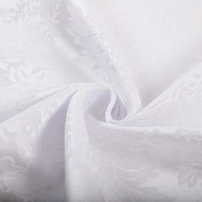 Biante Dekoračný behúň na stôl Monako PM-122 Zámocký vzor biely 35x160 cm