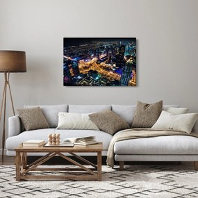 Obraz nočného mesta (90x60 cm)