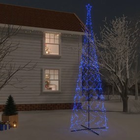 Vianočný stromček kužeľ modré svetlo 3000 LED 230x800 cm 343515