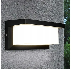 BOWI Vonkajšie nástenné svietidlo NEELY 1xE27/60W/230V IP54 čierna BW0332