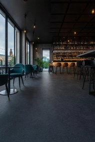 Beaulieu International Group, PVC podlaha - lino Master X Premium 3823, na mieru, šíře 4m, šedá, pvc, chodba / predsieň