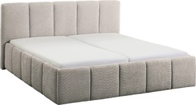 XXXLutz ČALÚNENÁ POSTEĽ, 180/200 cm, sivá Xora - Online Only spálne - 000101027502
