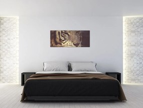 Obraz tigra (120x50 cm)