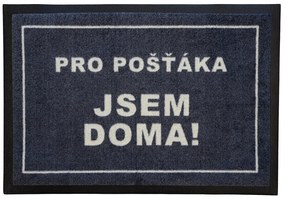 GDmats, Rohožka Pre poštára som doma 40x60 cm – na von aj na doma, 40x60, šedá
