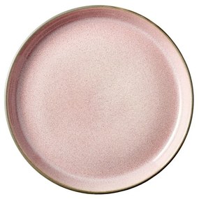 Ružový/sivý dezertný kameninový tanier ø 17 cm Mensa – Bitz