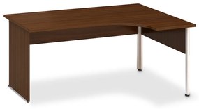 Ergonomický stôl ProOffice A 180 x 120/80 cm, pravý, orech