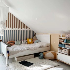 Tapeta rustikálna klasická tmavá 280x50 cm