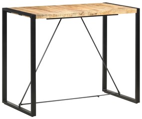 Barový stolík 140x70x110 cm masívne mangovníkové drevo 285957