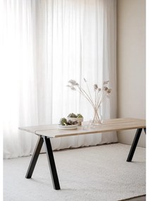 Rozkladací jedálenský stôl s doskou z dubového dreva 220x100 cm Carradale - Rowico