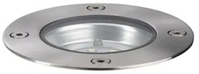 LED vstavané vonkajšie svietidlo Paulmann 94228 Plug & Shine 3,6W 300lm 3000K 230/24V strieborné