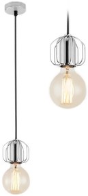 Toolight - Stropná lampa 1xE27 APP594-1CP, chrómová, OSW-09891