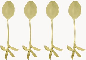 Lyžičky's vysokým leskom Serve, 4 ks