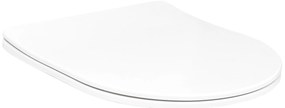 Rea Rea, toaletné sedátko z duroplastu s pomalým zatváraním a jednoduchým odopnutím, biela, REA-C6001