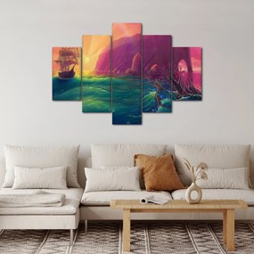 Obraz - Olejomaľba, Plavba do fantastickej ríše (150x105 cm)