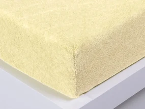 XPOSE® Froté plachta Exclusive - vanilková 140x200 cm